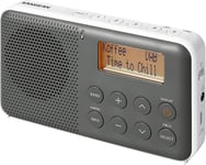 Pocket Radio 640 DPR-64, Dab+/FM, USB, Gris-Blanc