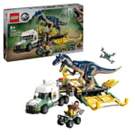 LEGO Jurassic World - Dinosaurustehtävät: Allosaurus Transport Truck (76966)