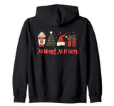 As Merry As It Gets - Sassy Funny Christmas Zip Hoodie