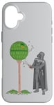 Coque pour iPhone 16 Plus Star Wars Darth Vader Death Star Topiary