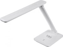 Maclean Led Desk Lamp, Max 9W, 220-240V Ac, Color Changeable, Dimmable, Cordless Charger, 450Lm, Mce616 W White