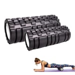 2x Rouleau de Massage Musculaire. Foam Roller pour Trigger Massage Physiothérapie. Rouleau Masseur pour les Jambes, le Dos, les Bras et Relâcher les Tensions Musculaires-33x14cm//30x9cm