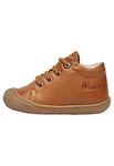 Naturino Cocoon-Chaussures Premiers Pas en Nappa, doublés en Laine Marron Clair Cognac 23