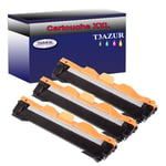 Lot de 3 Toners compatibles Brother MFC1810, MFC1910, MFC1910W, TN1050 - 1 000 pages – T3AZUR Noir