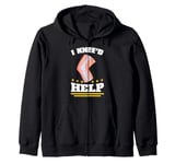 Broken Bones And Witty Puns Collection Zip Hoodie