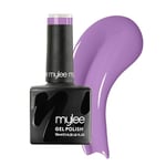 Mylee Gel Nail Polish 10ml [Lavander Fields] UV/LED Soak-Off Nail Art Manicure Pedicure for Professional, Salon & Home Use [Purple Range] - Long Lasting & Easy to Apply