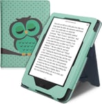 Étui Pour Liseuse Électronique Compatible Avec Kobo Clara Hd - Étui Housse Protection Turquoise-Marron-Menthe Glaciale