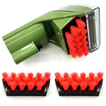 1400B Little Green 3" Tough Stain Brush Tool Replacement for Bissell Little-Green Upright & Portable Carpet Cleaners for 1400B 1425 1400W 1400 1844 2290A Series, Green,1 Brush,2 Replacement Brushes