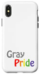 Coque pour iPhone X/XS Gris Pride coloré