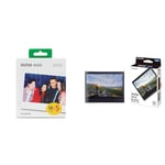 instax WIDE instant film 50 shot pack, White Border, suitable for all instax WIDE cameras & WIDE instant film Black border, 10 shot pack, suitable for all WIDE cameras and printe