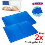 Cooling Gel Pillow Magic Pad Cool Cooling Mat Laptop Cushion Yoga Pet Bed Dog 2X