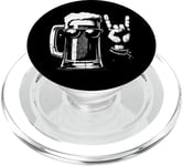 Mug à bière Rock 'n Roll - Vintage Beer Lover PopSockets PopGrip pour MagSafe