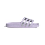 adidas Women's Adilette Aqua Slides, ice Lavender/Matte Silver/Matte Silver, 4 UK