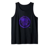 Marvel Black Panther Purple Panther Mask Circle Tank Top