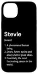 Coque pour iPhone 14 Plus Stevie Définition du nom Dictionnaire amusant