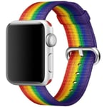 Sport Loop bracelet pour Apple Watch Series 1 á 9 / SE (38/40/41 mm) | Series 10 (42 mm) - Multicolor - Neuf