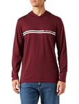 JACK & JONES JACWILLIAM Jersey Hood Sweat-Shirt à Capuche, Windsor Wine, L Homme