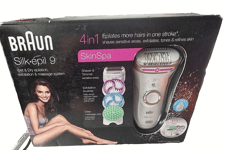 Braun Silk-épil 9 Skin Spa 9-961v Ladies Wet/Dry Epilator Shaver Exfoliator NEW