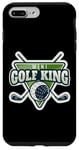 Coque pour iPhone 7 Plus/8 Plus Mini joueur amateur de golf King Lover pour homme et garçon