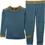 Helly Hansen K Lifa Merino, Set, Junior, Mörkgrön