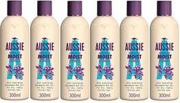 Aussie Miracle Moist Shampoo 6 x 300 ml- 6 Pack