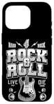 Coque pour iPhone 16 Pro Chemises Rock & Roll, I Love Rock Music, Rock & Roll Freedom