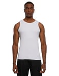 Urban Classics Homme Tanktop Voor Heren Haut, Blanc (White 220), L EU