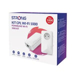 Kit CPL Wifi - STRONG - 1000 Mbps CPL - 1200 Mbps Wifi - Installation Rapide - Prise Filtrée