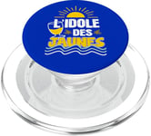 L'idole des Jaunes Humour Fleur d'Anis Apéro Pastaga PopSockets PopGrip pour MagSafe