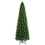 WeRChristmas Sapin de Noël en Fibre Optique avec étoiles LED Chaudes, 1,8 m