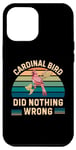 Coque pour iPhone 14 Plus Oiseau cardinal rétro n'a rien de mal vintage