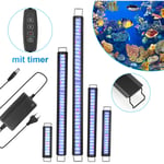 Led Aquarium, rgb Éclairage Réglables à Spectre Complet pour Plantes d'Aquarium d'eau Douce, 30-45cm - Einfeben