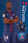 empireposter Poster de football Paris Saint Germain Matuidi 16/17 - Dimensions : 61 x 91,5 cm