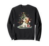 Happy Festive Season with this cute Christmas Dog Costume Sweatshirt