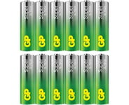 GP Super Alkaline AA-batteri, 15A/LR6, 12-pack