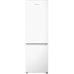 Fridgemaster MC55265E 55cm Freestanding 269 litre 70/30 Fridge Freezer - LED Lighting- 4 Star Freezer Rating -White - E Rated, H180 x W55 x D55.8 (cm)