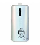 Coque OPPO RENO 2Z bouddha noir transparente