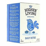 Higher Living Daily Detox Organic Enveloped Tea | 1 X 15 Bags