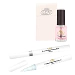 LCN NAIL CARE KIT FRENCH MANICURE SET 1 FEUTRE BLANC + TOP COAT