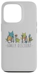 Coque pour iPhone 13 Pro Cat Tax Family Discount Médias sociaux Tendance Mème