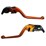 ACCOSSATO Paire de leviers orange pour Aprilia Rsv Mille/R de 2004 à 2008 (CC 1000)