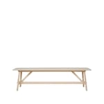 Tre Sekel Möbelsnickeri Landala matbord Ek vit hårdvaxolja 270x75 cm