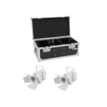 Eurolite Set 2x LED THA-40PC white & Case