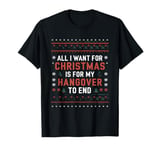 Funny Christmas Hangover T-Shirt