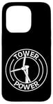 Coque pour iPhone 15 Pro Opérateur D'éoliennes Tower Power