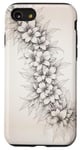 Coque pour iPhone SE (2020) / 7 / 8 Punakenikeni Fleur Lei Mignon Motif Floral Puakenikeni Lei