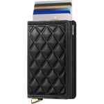 Secrid Emboss Lines Diamond Black Slimwallet -lompakko, timanttikuvioitu musta