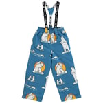 Småfolk Skidbyxor Polar Bears Solid Blue | Blå | 7-8 years