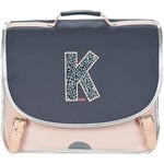 Cartable Ikks  Cartable  ref_41811 Urban Nomad Gris/Rose 41*35*20