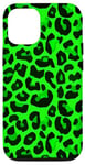 Coque pour iPhone 13 Pro Motif léopard vert